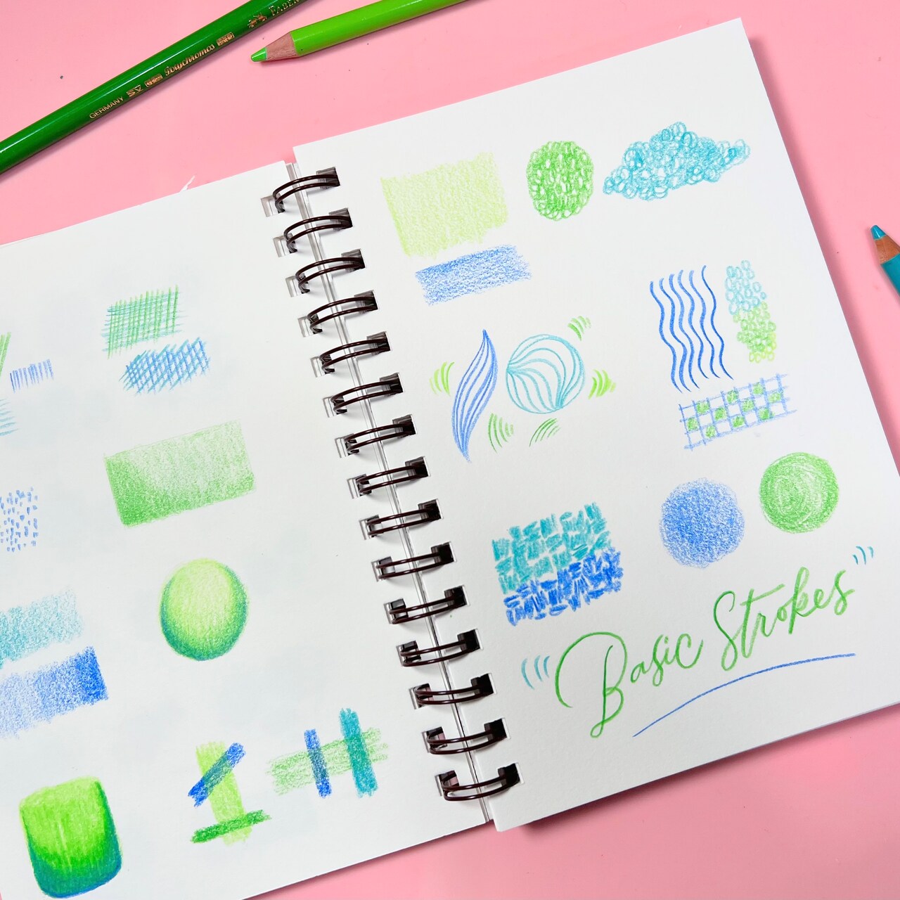 Basic Colored Pencil Strokes with Faber-Castell®